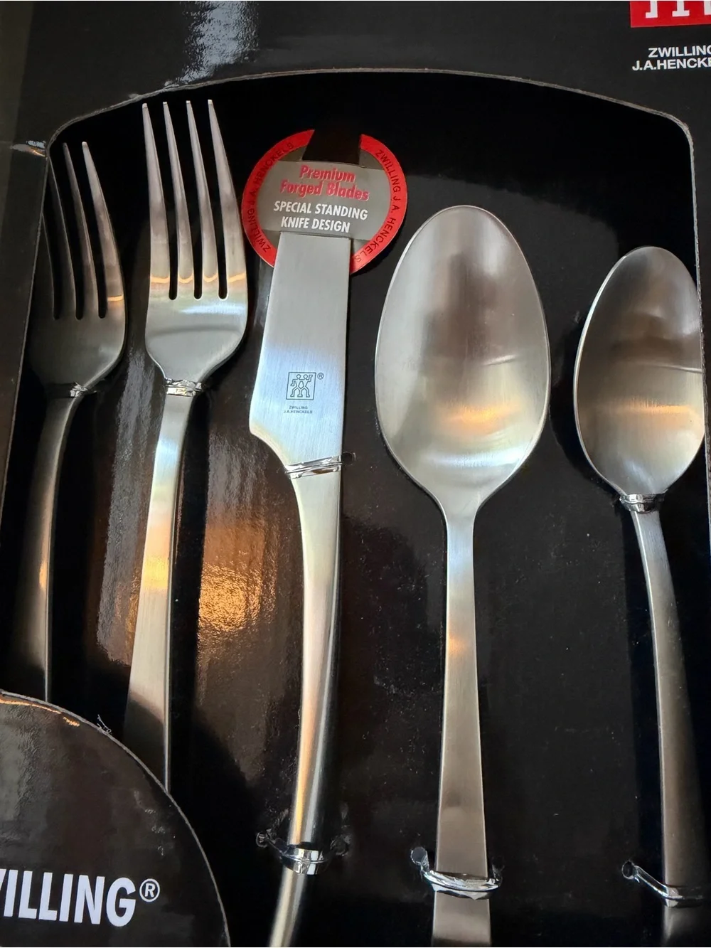 ZWILLING Bellaserra Satin 45pc 18/10 Stainless Flatware Set, Service for 8